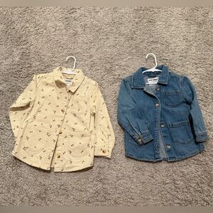 Set of Two Jackets - Denim and Floral